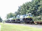 4 locomotives for export (Model GT38ACL), headed to the ports